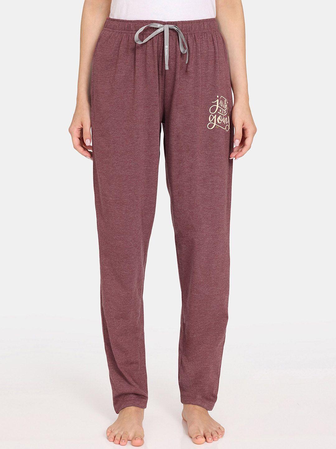 rosaline by zivame women printed stretchable lounge pants