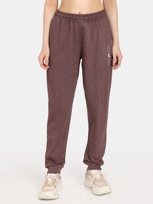 rosaline by zivame brown joggers