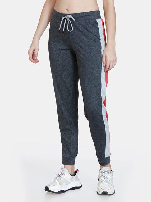 rosaline by zivame grey relaxed fit joggers