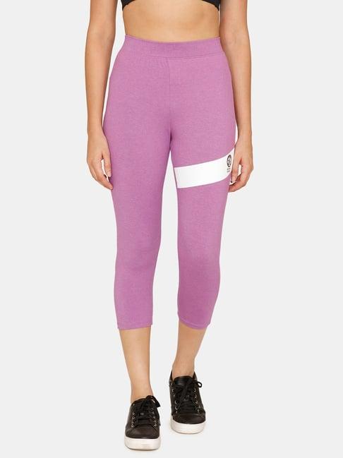 rosaline by zivame light purple capris