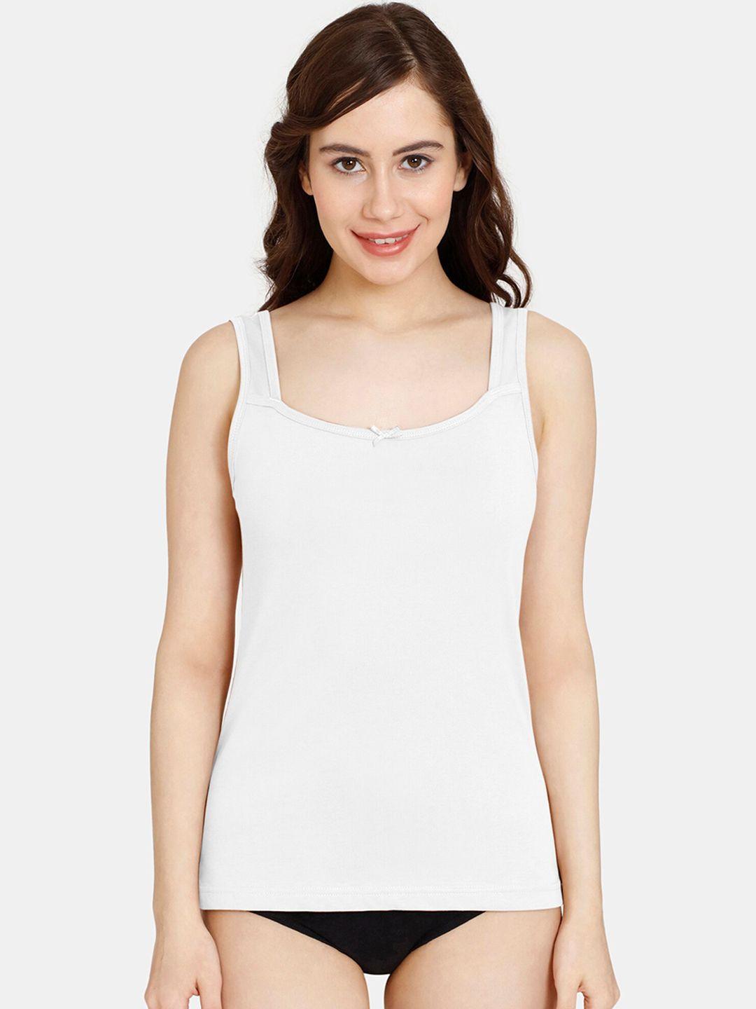 rosaline by zivame non padded pure cotton camisole