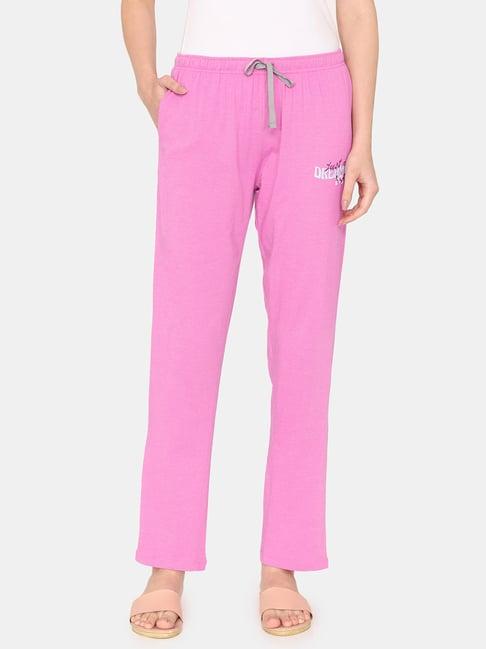 rosaline by zivame pink cotton pyjamas