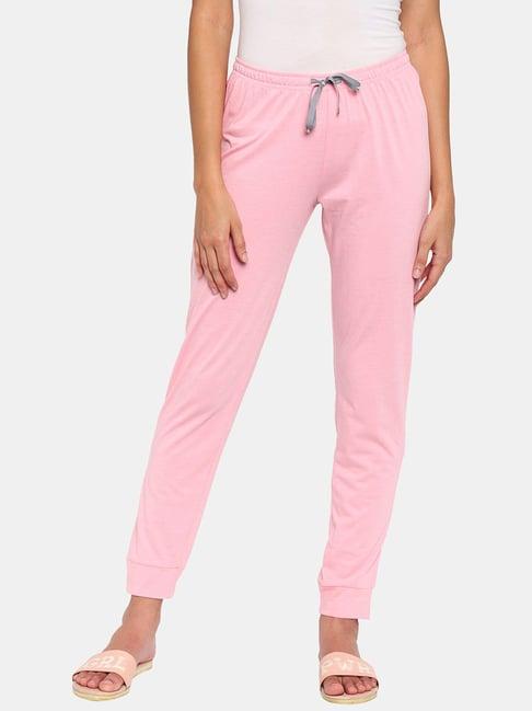 rosaline by zivame pink relaxed fit pyjamas