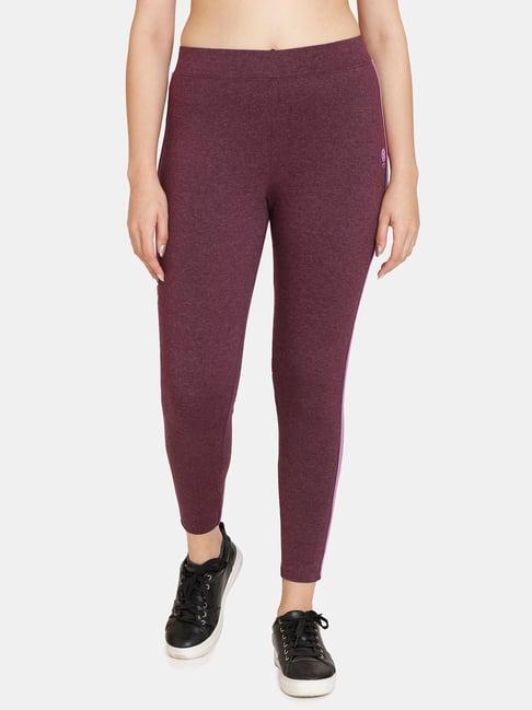 rosaline by zivame purple tights