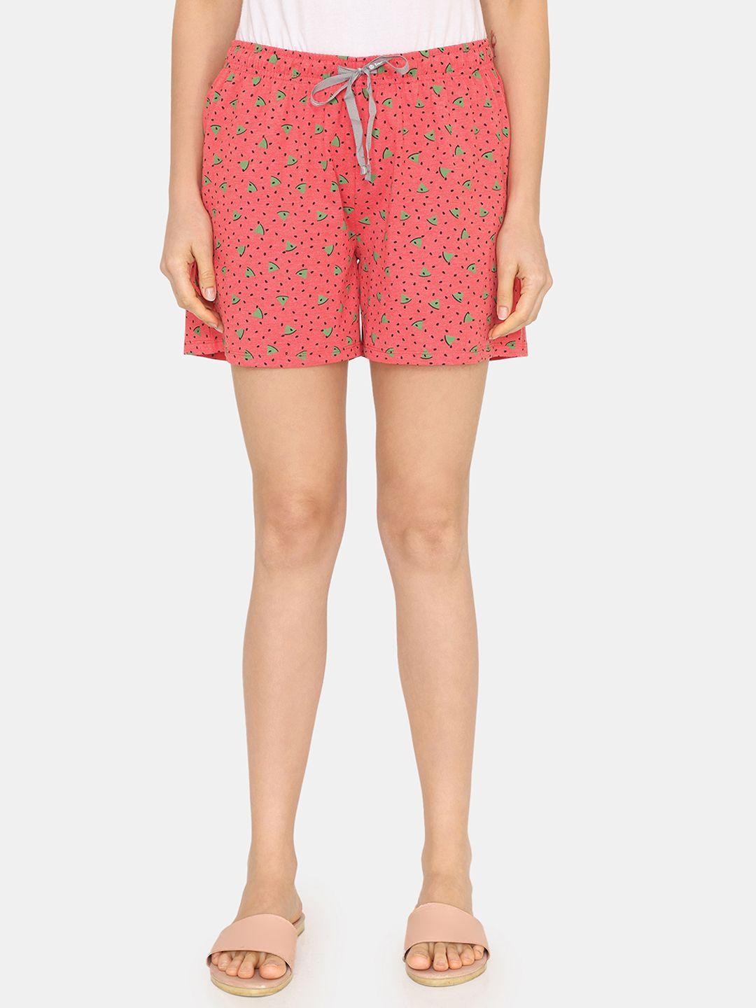 rosaline by zivame women floral printed shorts