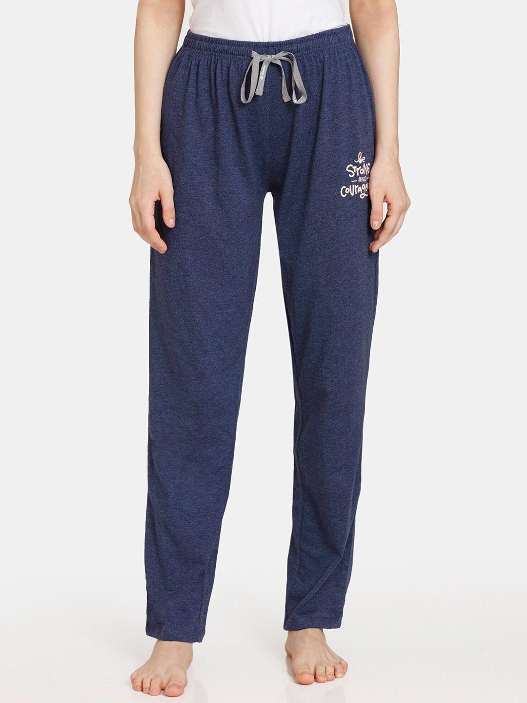 rosaline by zivame women mid-rise lounge pants