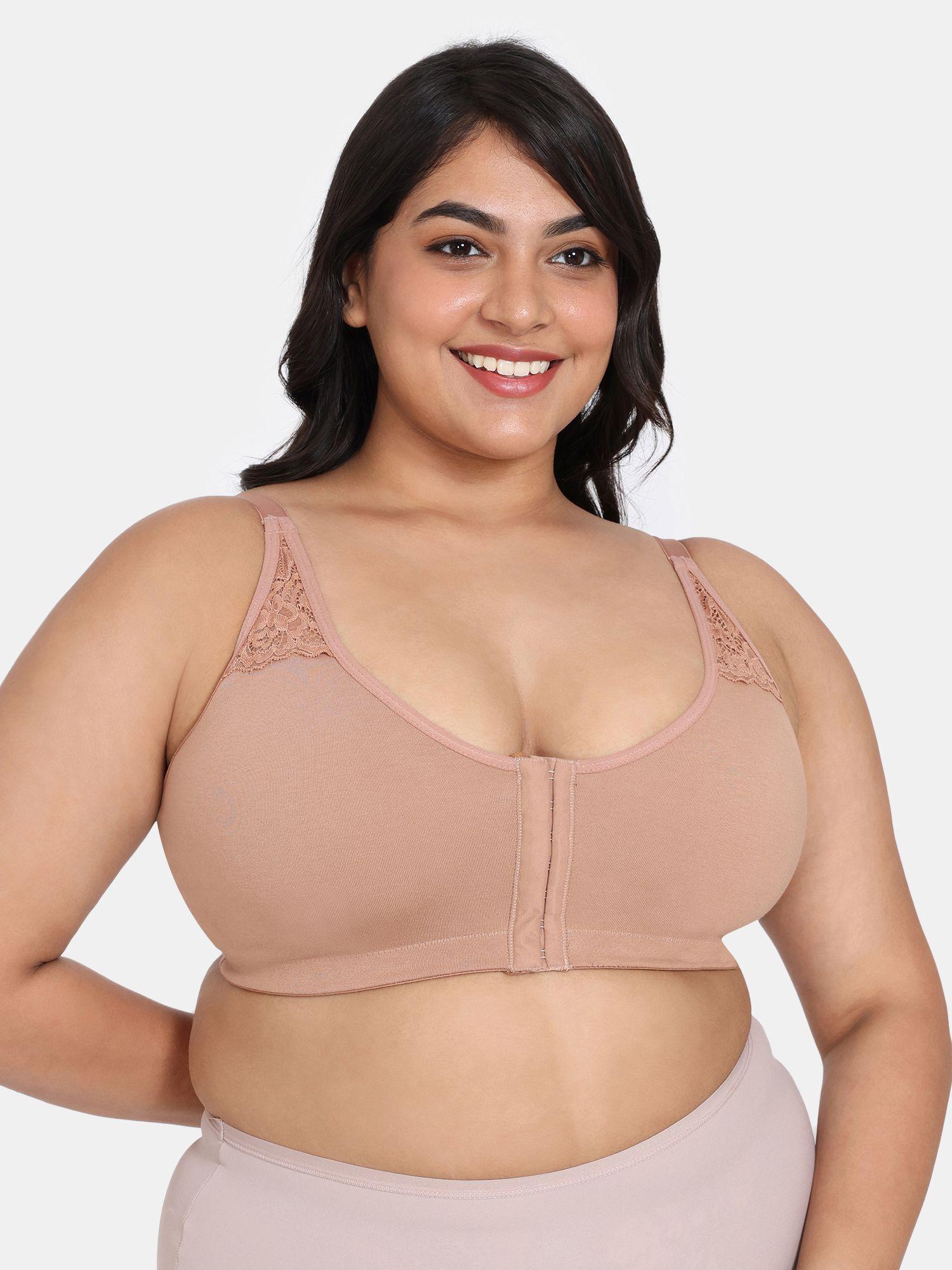 rosaline double layered non wired full coverage super support bra - roebuck