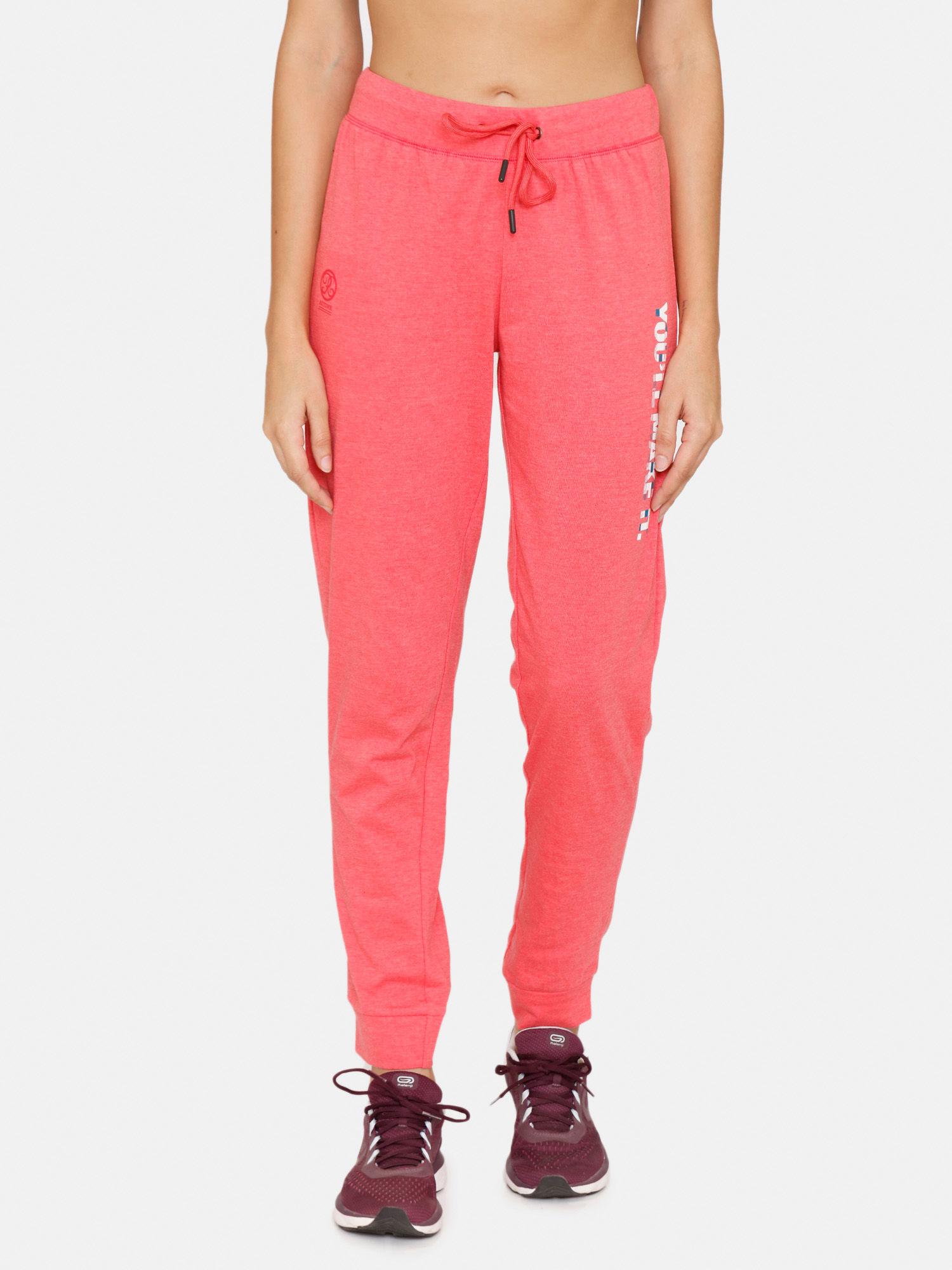 rosaline easy movement cotton trackpants - rose of sharon