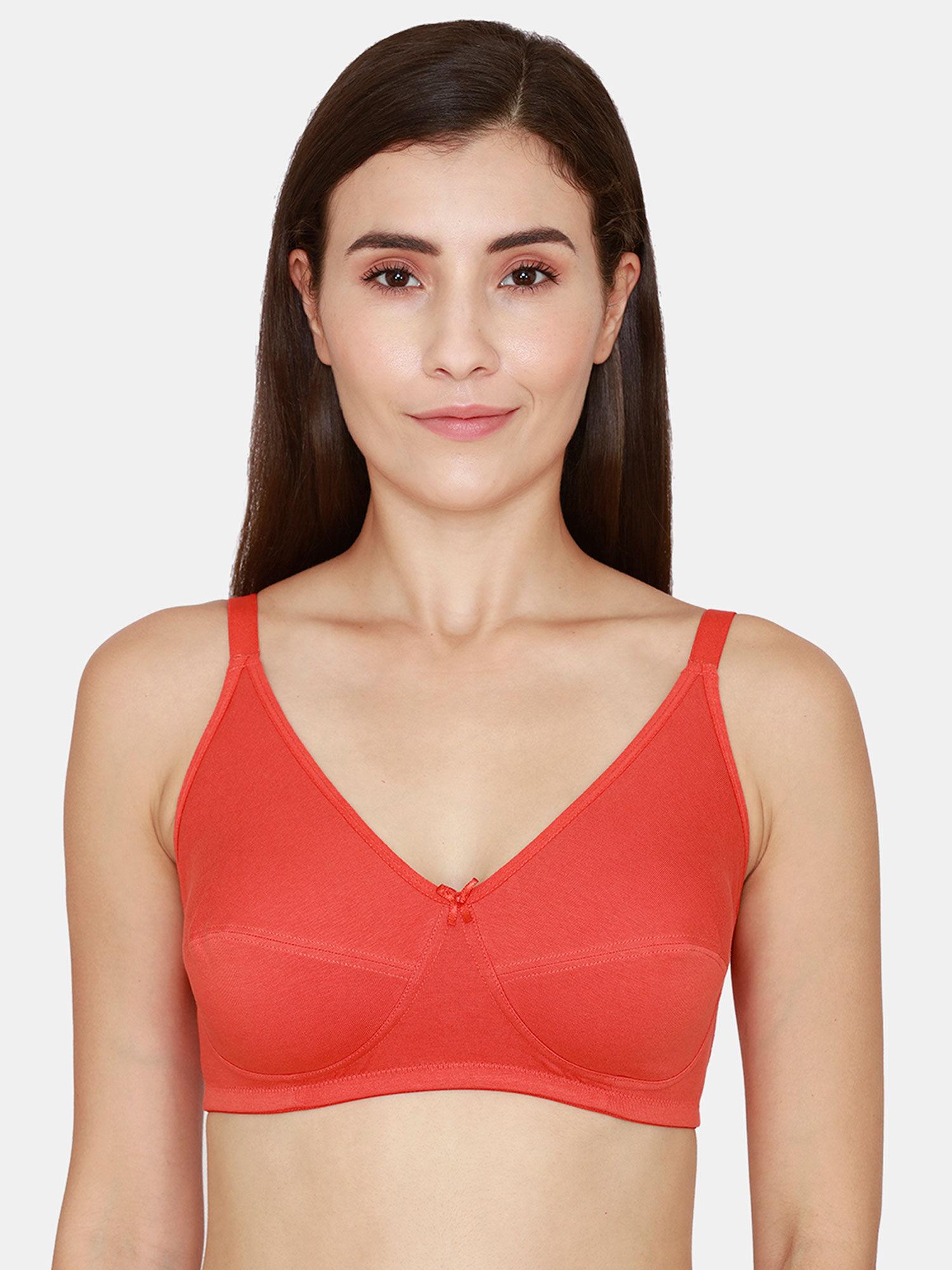 rosaline everyday double layered non wired medium coverage bra - summer fig