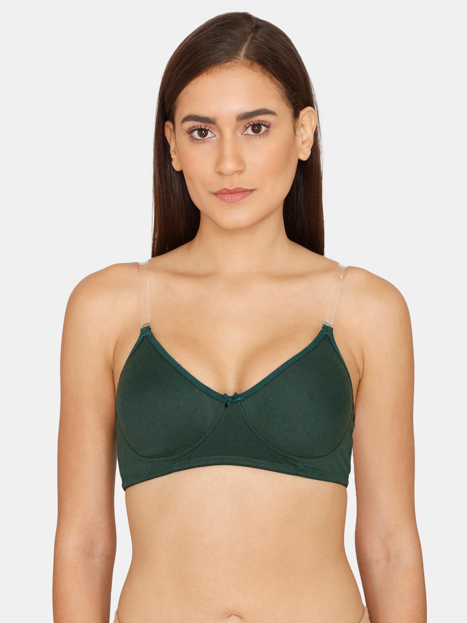 rosaline everyday double layered non wired medium coverage t-shirt bra - pine grove