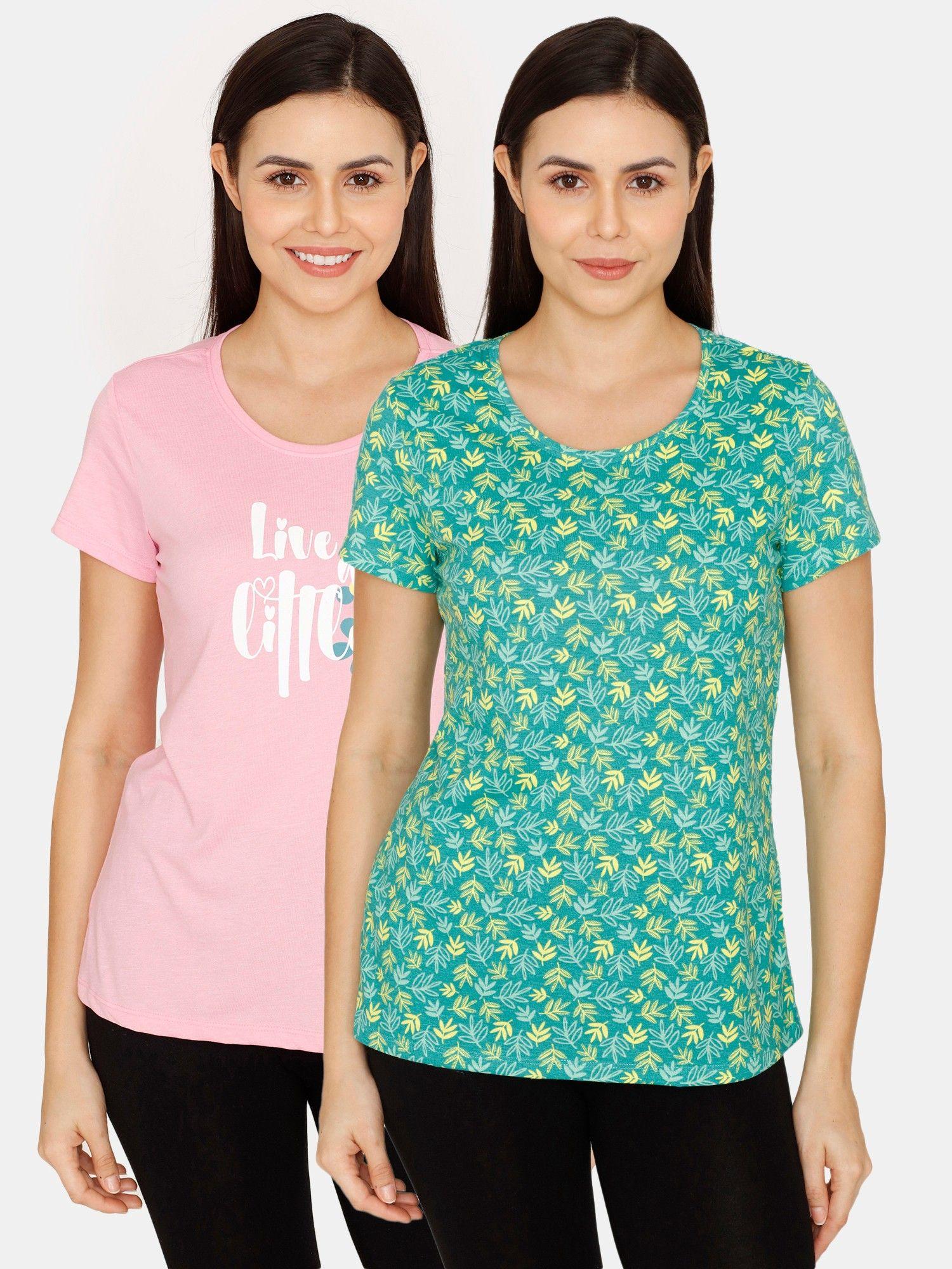 rosaline meadows knit cotton tops (pack of 2)