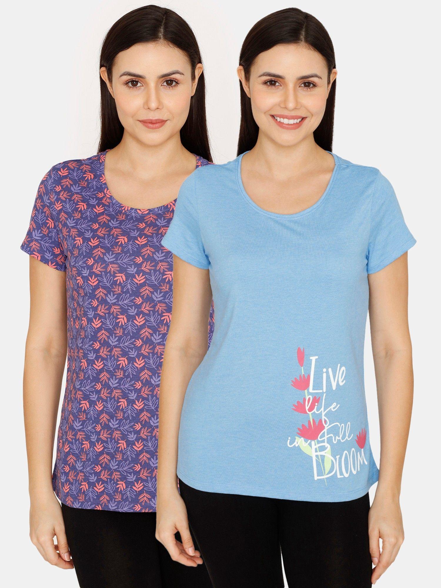 rosaline meadows knit cotton tops (pack of 2)