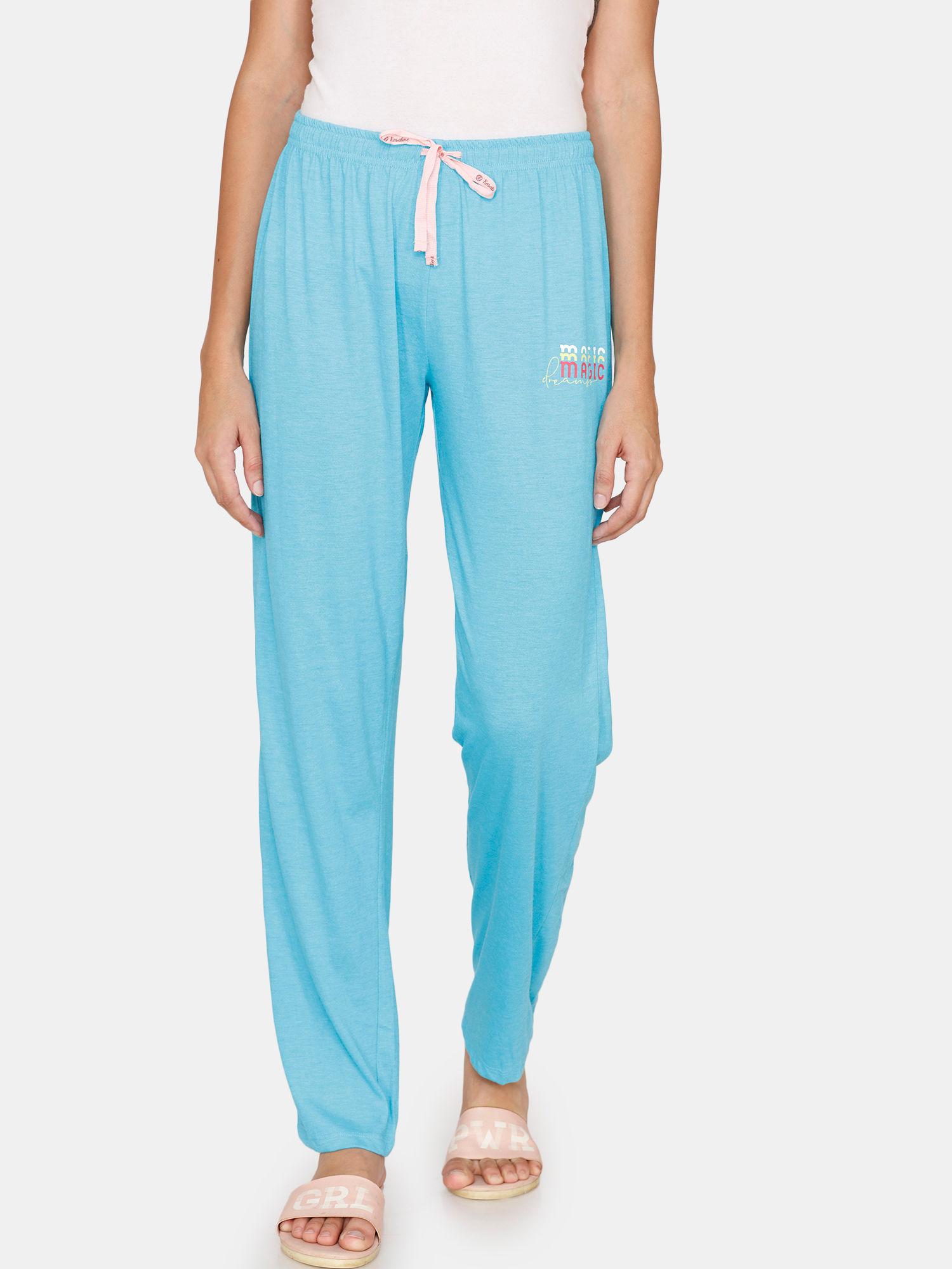 rosaline u&i knit cotton pyjama - scuba - blue