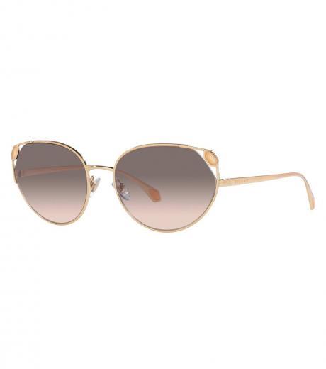 rose gold cat eye sunglasses
