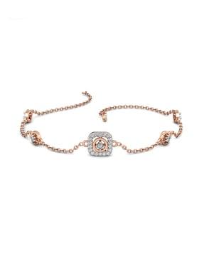 rose gold siij diamond starlet bracelet