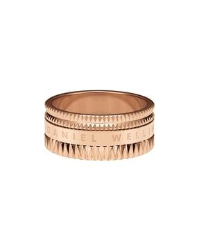 rose gold-plated elevation ring