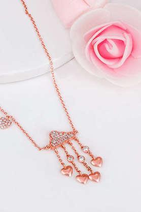 rose gold cloud of love necklace