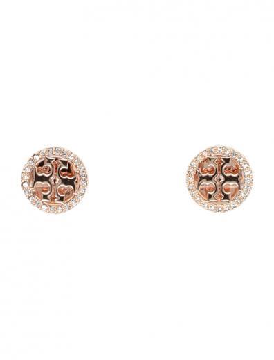 rose gold crystal earrings