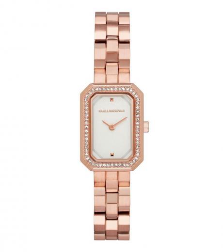 rose gold linda classic dial watch