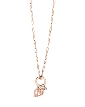 rose gold-plated unione chain & pendant