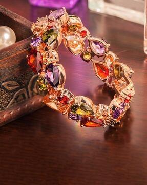 rose gold-plated wrap bracelet