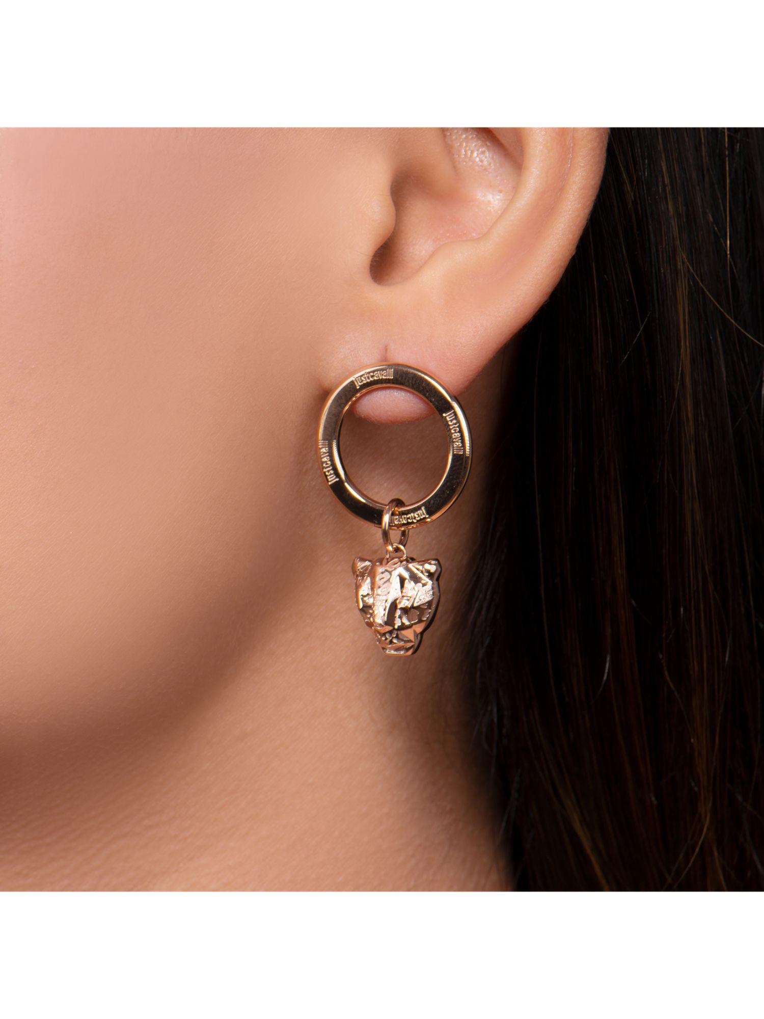 rose gold unione earrings