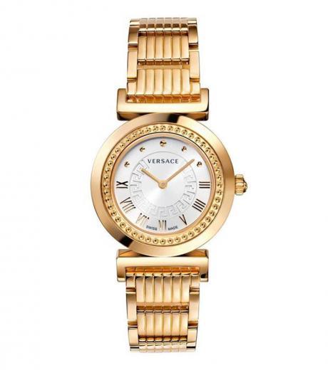 rose gold vanity round dial watch