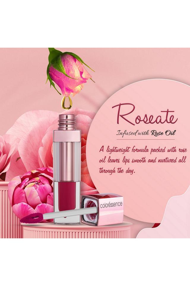 roseate oh-my-kiss (omk) non transfer liquid lip color, long lasting upto 24 hrs lightweight smudgeproof waterproof matte lipstick- rose mimosa