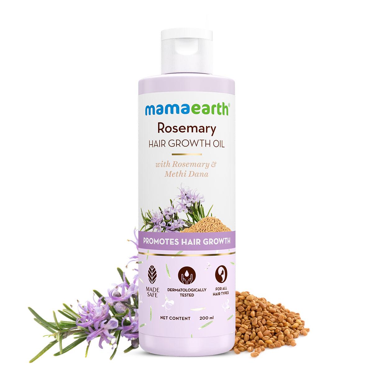 rosemary hair growth oil with rosemary & methi dana for promoting hair growth - 200 ml