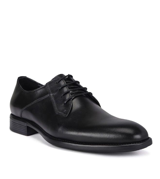 rosso brunello black lace up shoes