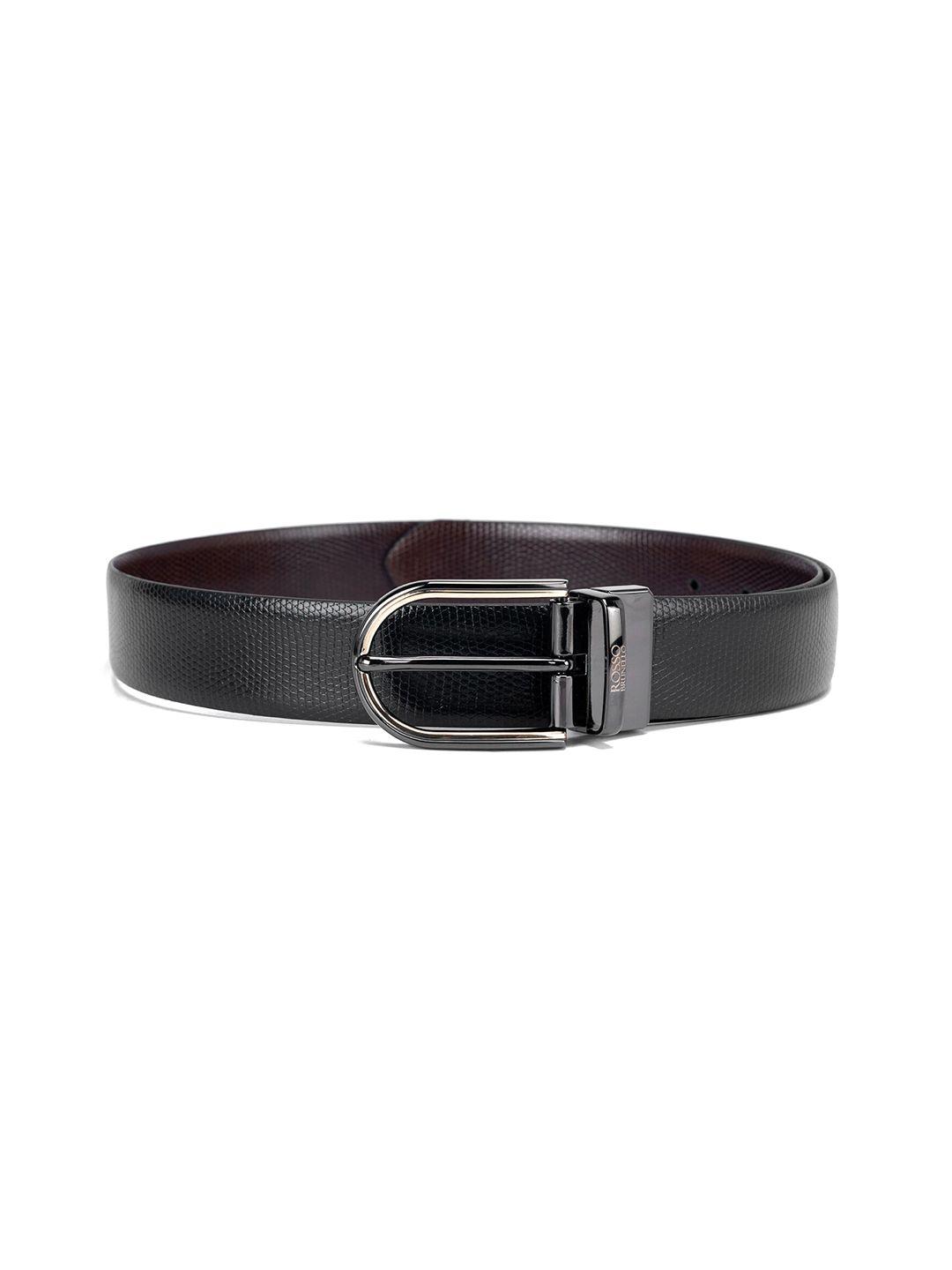 rosso brunello men leather belt