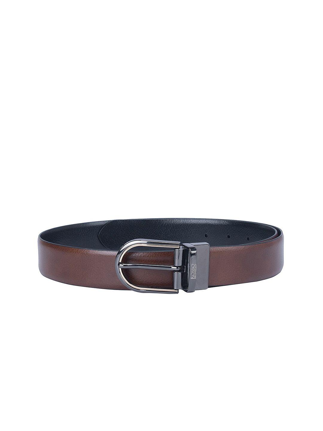 rosso brunello men leather formal belt