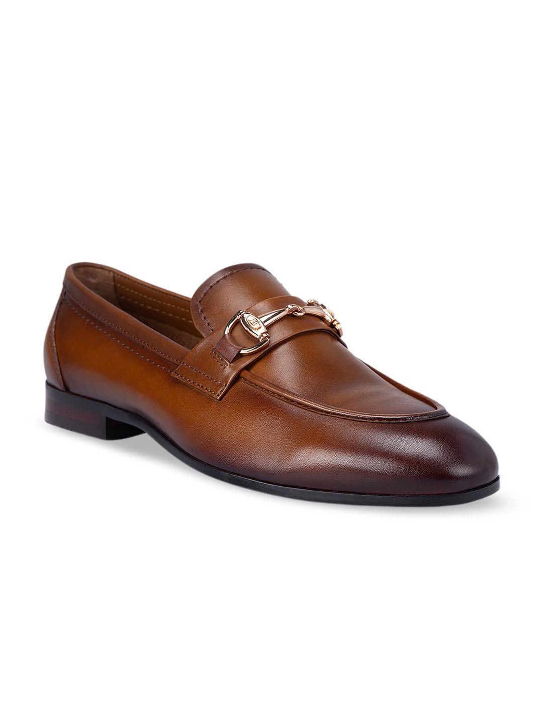 rosso brunello men leather formal loafers