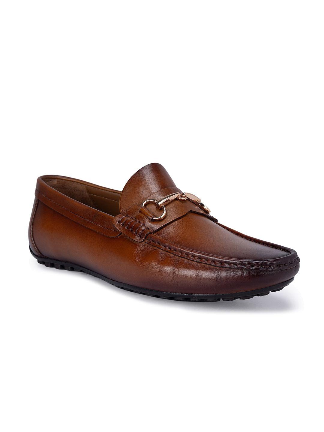 rosso brunello men leather formal loafers