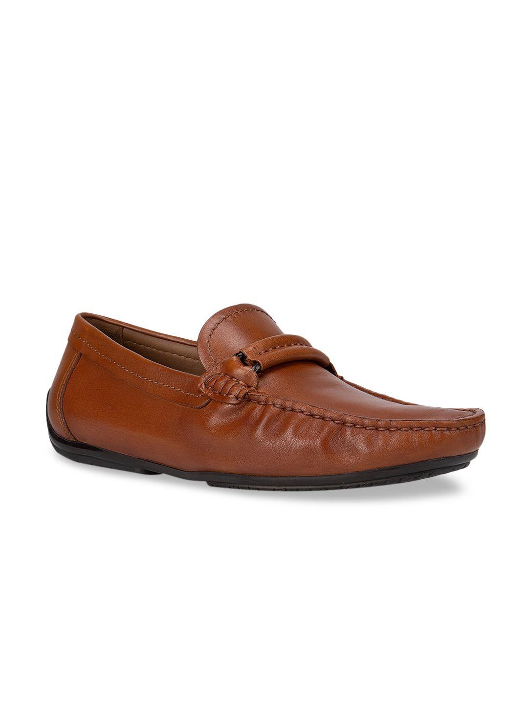 rosso brunello men tan leather lightweight loafers