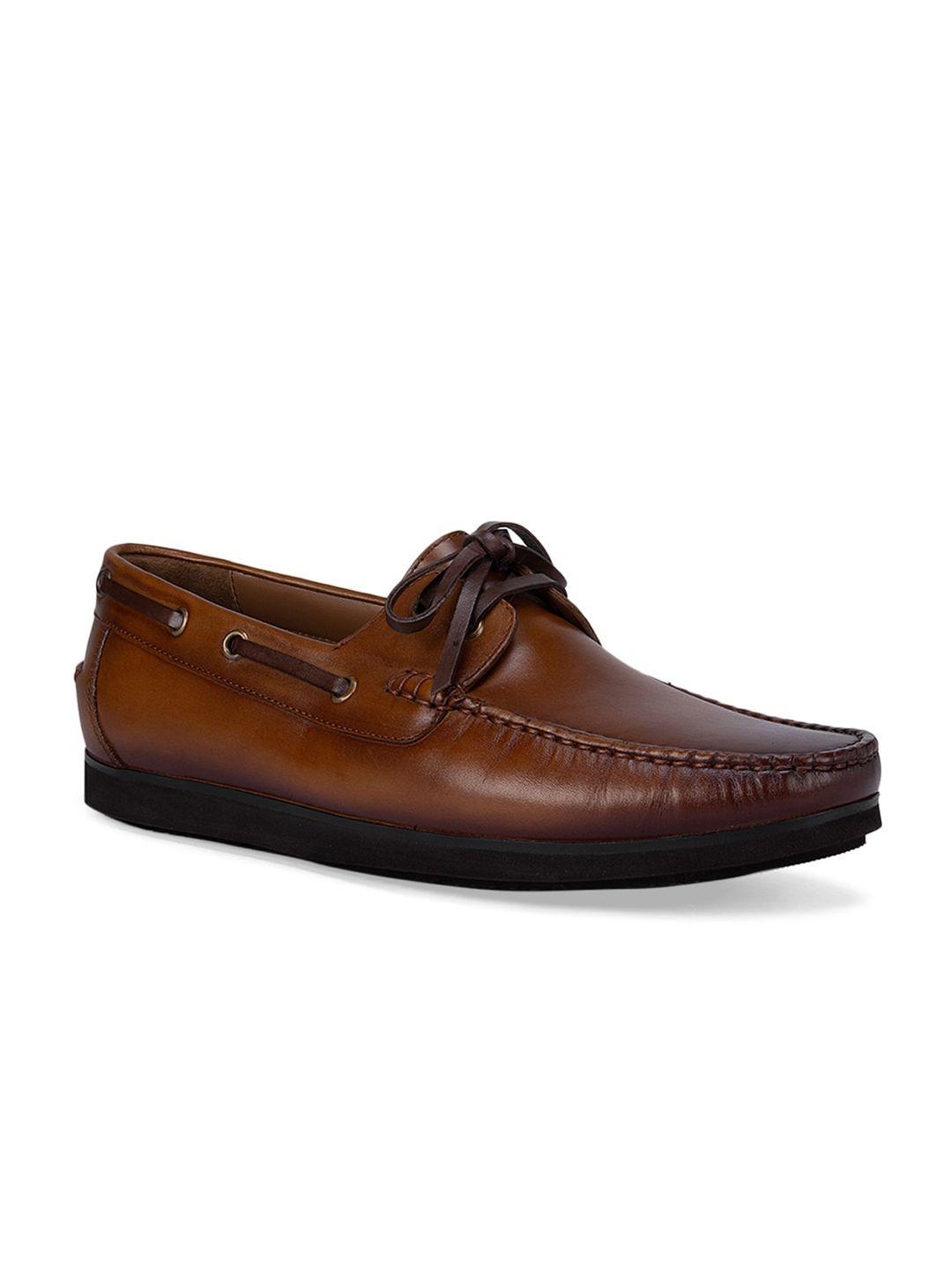 rosso brunello men tan leather loafers