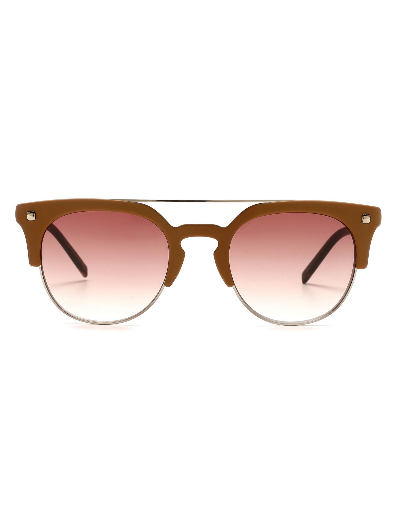 round sunglasses with pink lens for men