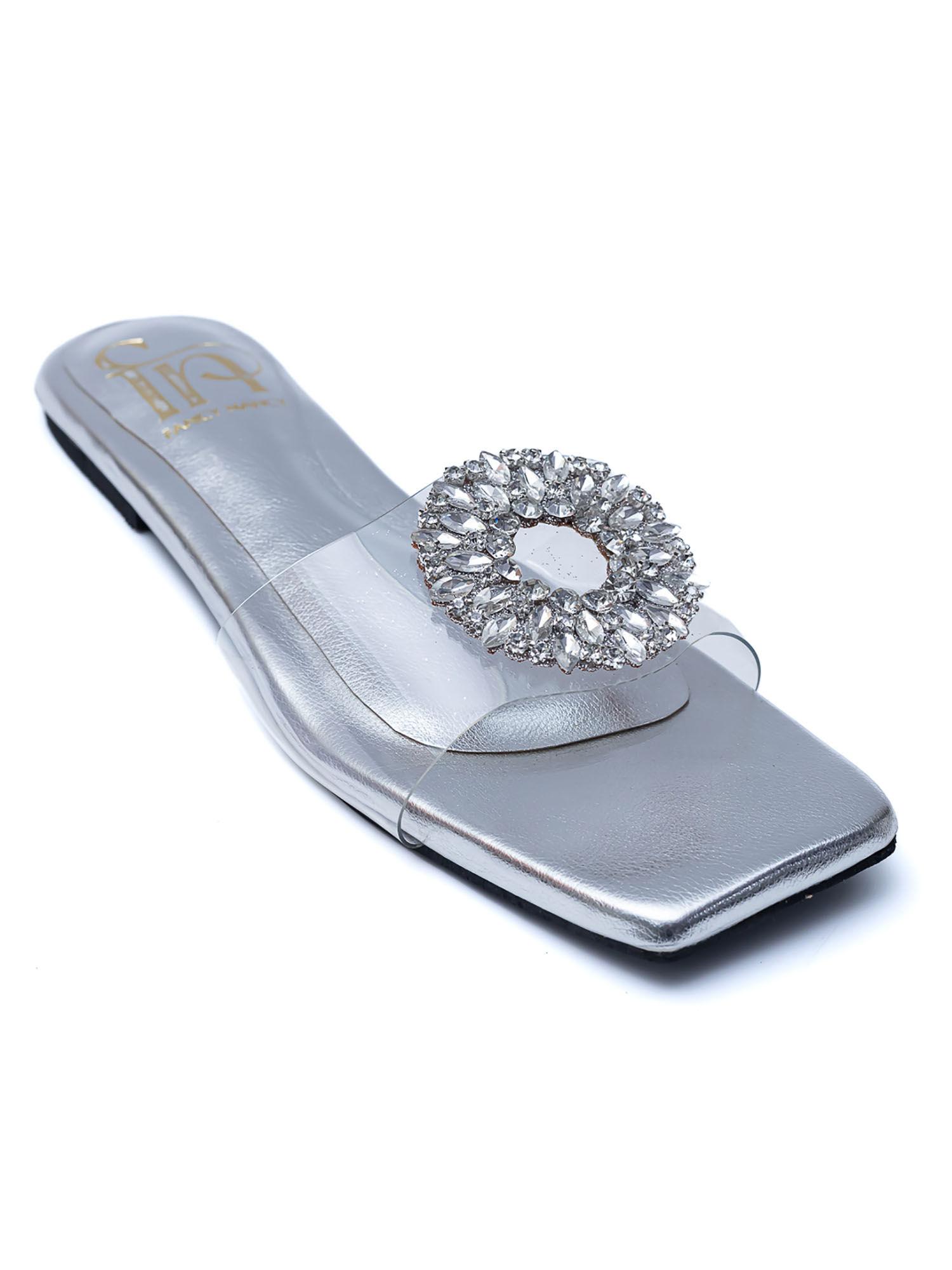 round broach flats-silver