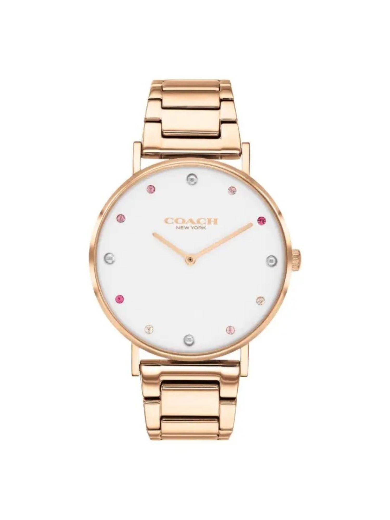 round dial analog watch for women - co14503938w