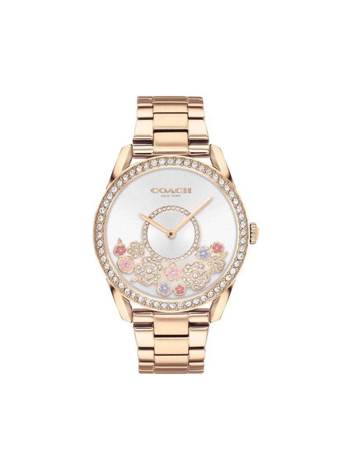 round dial analog watch for women - ndco14503776w