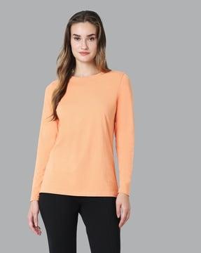 round-neck & full sleeve lounge t-shirt