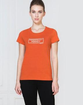 round neck & short sleeve lounge t-shirt