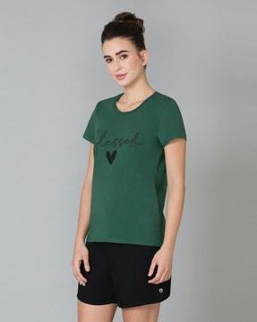 round-neck & short sleeve lounge t-shirt