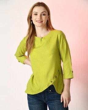 round-neck a-line tunic