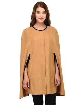 round neck cape with 3/4th sleeves