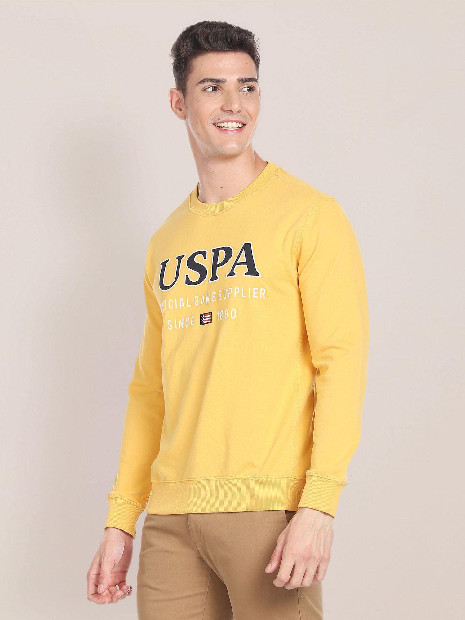 round neck cotton sweatshirt