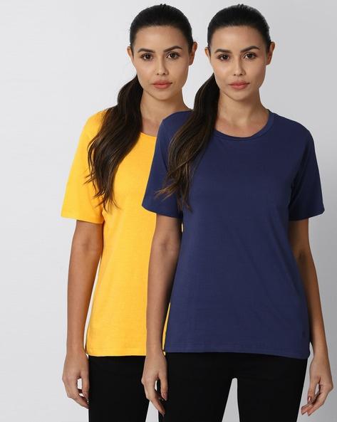 round-neck cotton top