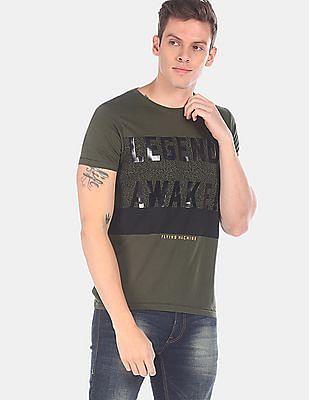 round neck graphic print t-shirt