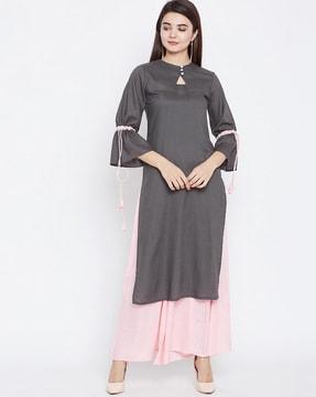 round neck kurta