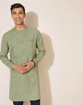 round-neck long kurta